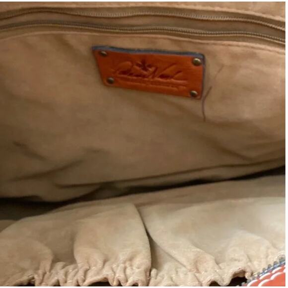 Patricia Nash Cognac Brown Leather Shoulderbag - Picture 3 of 5